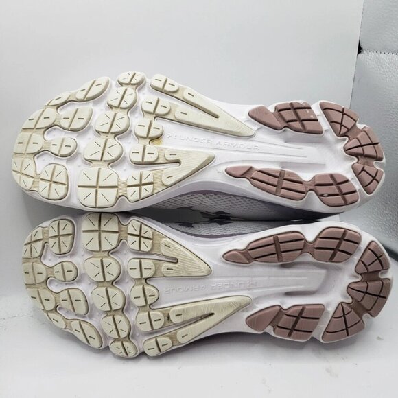 Under Armour Charged Gemini Low Top Athletic Shoes White Pink Womens Size 10 - Picture 6 of 7